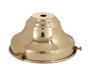 Support de lampe en laiton pour abat-jour de 4 pouces. 2 vis à œillets de 1/2 pouce de profondeur et 3 vis. Tiges de fixation à trou central 1/8 IP - Product Image 2