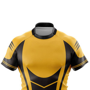 เสื้อรักบี้แบบ sublimated สำหรับผู้ชาย ผลิตตามสั่ง (OEM) ชุดฟุตบอล พิมพ์ลายตามต้องการ เสื้อรักบี้ระบายอากาศได้ดี สำหรับทีมกีฬา - Product Image 6