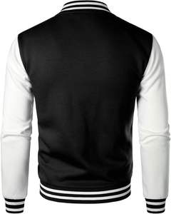 เสื้อแจ็คเก็ตหนังสไตล์เบสบอลลำลองสำหรับผู้ชาย รุ่นใหม่ ปักลายตัวอักษร  บางเบา กันลม สไตล์ฮิปฮอป ทรงหลวม - Product Image 1