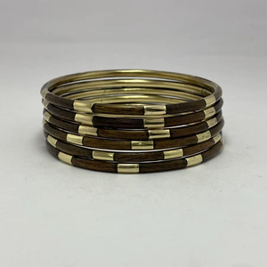 Juego de Brazaletes de Resina y Metal Hechos a Mano de Moda India, Venta Directa de Fábrica, Joyería y Accesorios de Moda - Product Image 1