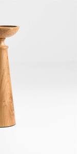 Porte-bougie pilier moderne en bois, style nordique minimaliste, rustique, pour décoration de table de mariage et d'intérieur - Product Image 5