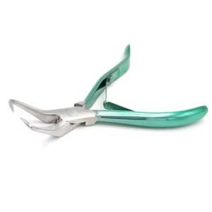 Pinzas para Extensiones de Cabello Morje Surgical de Acero Inoxidable de Alta Calidad con Mangos Verdes para Instalación y Remoción - Product Image 6