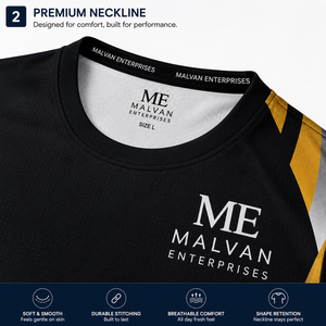 Camiseta de Tenis de Mesa y Bádminton de Secado Rápido, Transpirable, con Estampado por Transferencia de Calor, Nombre del Equipo Personalizado, Manga Corta, Cuello en V, Unisex, para Gimnasio, Verano - Product Image 3