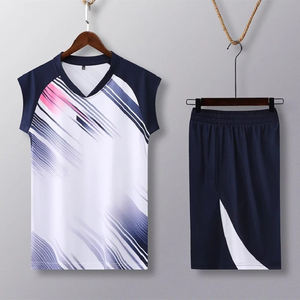 Ensemble d'uniformes de volley-ball personnalisés par sublimation – Maillot sans manches et short en polyester respirant – Tenue d'équipe OEM en gros pour adultes et enfants - Product Image 5