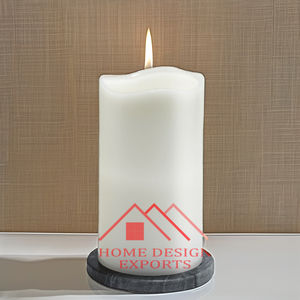 Bougeoir en argent nickelé, décoration d'intérieur, bougeoir en métal, à prix de gros - Product Image 2