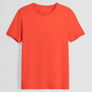 Camiseta de Algodón Ecológica para Hombre, Tejido Orgánico, Suave y Cómodo, Lisa, Ropa Sostenible, Suministro al por Mayor - Product Image 2