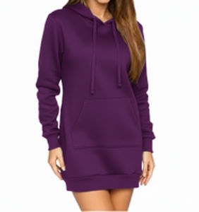 Hoodie oversize décontracté pour femme, style urbain, haut d'hiver confortable en fibre de bambou avec logo frontal, coupe décontractée, idéal pour le quotidien - Product Image 4