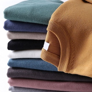 Custom Made Homme <b>Men's</b> Sweater Troja Slim Solid Color Genser Casual Male Round Neck Geansai <b>Pullover</b> <b>Men</b> Brand - Product Image 6
