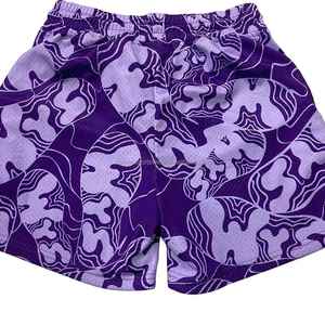 กางเกงขาสั้นผ้าแคนวาสสำหรับออกกำลังกายผู้ชายสไตล์สตรีท ผลิตในปากีสถาน พิมพ์ลายแบบซับลิเมชั่น ระบายอากาศได้ดี ผลิตจากโพลีเอสเตอร์ 100% - Product Image 5