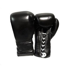 Top Selling Trendy Article Boxing Lace Up <b>Gloves</b> New Leather Made Full Finger Boxing <b>Gloves</b> - Product Image 1