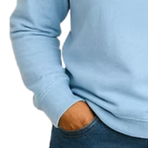 Sudadera de Mujer Azul Claro con Bordado 3D, Estilo Casual, Manga Larga, Cómoda para el Día a Día - Product Image 4