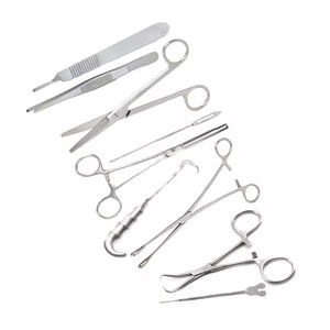 Instruments de chirurgie générale de base, instruments médicaux en acier inoxydable pour laparotomie manuelle, best-sellers, certifiés CE par SurgiRight - Product Image 4