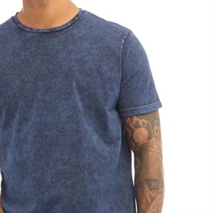 Custom Acid Wash Vintage T Shirts Men's 100% Cotton Regular Fit Plus Size High Street Casual Breathable Eco-Friendly Summer - Product Image 6