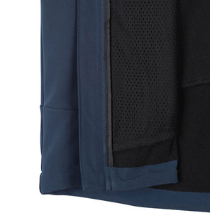 Veste coupe-vent softshell personnalisée pour l'extérieur, automne, col montant, motif uni, doublure polaire, service OEM, logo client - Product Image 4