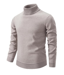 Best Offer on High Quality Men's Autumn Winter Wool Turtleneck Knitted Pullover Custom Knitwear Manufacturer <b>Sweaters</b> - Product Image 1