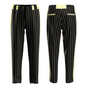 Ensemble d'uniformes de baseball personnalisés pour hommes, maillot rayé, pantalon, casquette, sac à dos, polyester respirant, toutes saisons, taille adulte - Product Image 2