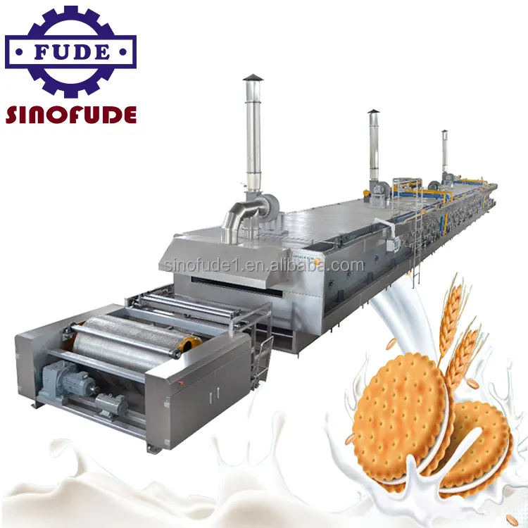 Máquina de biscoitos multifuncional, fácil de operar, melhor preço, linha de produção de biscoitos, chocolate