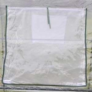 Grande casa calda per la cura delle piante di colore verde serra portatile all'aperto - Product Image 5