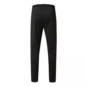 Pantalones Casuales de Algodón Negro para Hombre, Cintura Elástica, Color Sólido, Corte Regular, para Otoño - Product Image 6