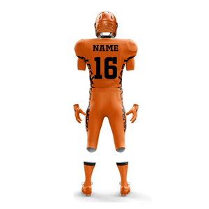 Uniforme de football américain personnalisé léger et respirant à manches courtes, grande taille, haute qualité, nouveau style, couleur unie, 100 % coton - Product Image 4