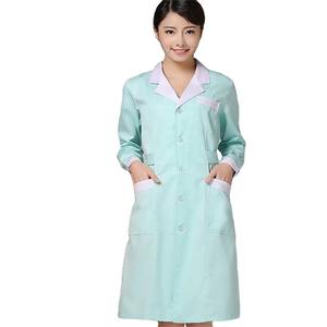 Bata de Laboratorio de Moda para Mujer, Manga Corta, Vestido de Doctora o Enfermera, Uniformes Médicos de Manga Larga, Chaqueta Blanca, Bata de Laboratorio - Product Image 4