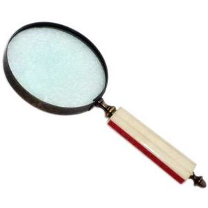 2025 Antique Design laiton oeil verre indien artisanat qualité loupe lecture outil Vintage Bronze couleur gros nouveau bois - Product Image 1