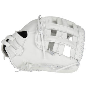 WARPRO INDUSTRY <b>White</b> 12.5 Inch Lightweight Knit Fabric Baseball Glove Durable Right-Handed <b>Throw</b> Professional Use Training High - Product Image 3