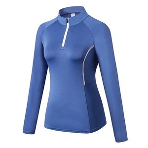 High Quality Winter Half-<b>Zipper</b> UP Breathable Quick Dry Pullover Fitness Gym Workout Custom Logo Sportswear Unisex Sweatshirt - Product Image 5