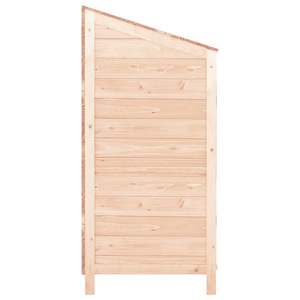Casetta da giardino in legno massello di abete 40.2 "x 20.5" x 44.1 "soluzione di stoccaggio resistente e Versatile - Product Image 5