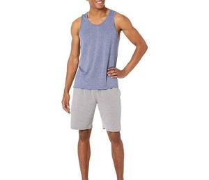 Débardeur de sport en coton tricoté respirant personnalisé à bas prix pour fitness et musculation - Product Image 2