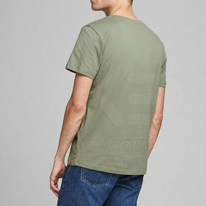 T-shirt décontracté pour homme KATBROS INDUSTRY, marque privée, respirant, en coton/fibre de bambou, coupe ample, manches courtes, confortable - Product Image 2