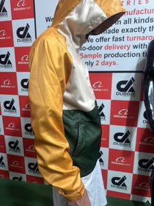 ชุดวอร์มมีฮู้ดแบบยูนิเซ็กซ์ สีสันตัดกัน ผ้าโพลีเอสเตอร์น้ำหนักเบา ใส่สบาย เหมาะสำหรับฤดูใบไม้ผลิ ทรงปกติ ไซส์ผู้ใหญ่ - Product Image 2