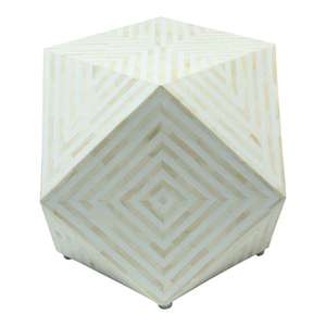 Ziye — tabouret à incrustation d'os de luxe, Design diamant Antique indien, moderne, pour la maison, décoratif, 2022 - Product Image 1