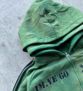 Fabricant de survêtements en coton 100% personnalisés en gros, sweat-shirt vintage, jogging surdimensionné, streetwear unisexe de haute qualité - Product Image 4