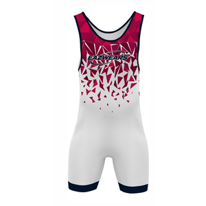 Maillot de lutte sublimé pour hommes, couleurs personnalisées, uniforme athlétique léger, compétition, entraînement, équipe, vêtements de sport en gros - Product Image 2
