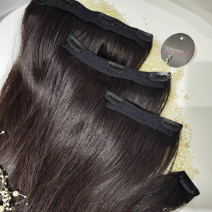 Extensions de Cheveux Vierges Vietnamiens de Qualité Supérieure 2025 – Boucles Jerry à Cuticules Intactes, Double Trame Faite à la Machine, Clip-in, Toutes Couleurs - Product Image 1