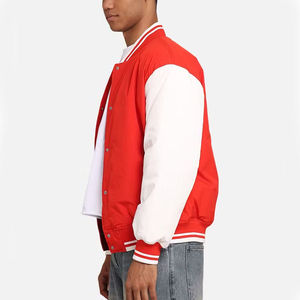 Sustainable Men Varsity <b>Jacket</b> Letterman Genuine Sleeves Stand Front Waterproof Winter Wear <b>Smart</b> Stylish Men Varsity <b>Jacket</b> - Product Image 5