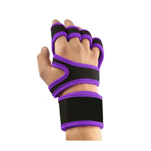 Guantes Deportivos Unisex OEM de Medio Dedo, de Poliéster, Transpirables, Ligeros, Impermeables, Antideslizantes, para Levantamiento de Pesas y Gimnasio - Product Image 5