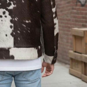 Chaqueta de cuero para hombre hecha a mano, chaqueta de invierno para hombre, chaqueta de cuero vacuno vintage de primera calidad para hombre - Product Image 5