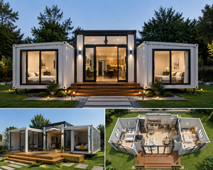 บ้านสำเร็จรูปขนาดเล็กหรูหรา ห้องน้ำ สำนักงาน แบบพกพาเคลื่อนย้ายได้ - Product Image 3