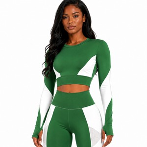 Wholesale Women's Seamless Activewear Yoga Set Quick Dry Sports Bra High Waist Leggings OEM Private Label Factory - Product Image 4
