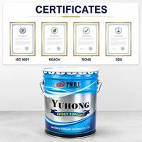 Peinture de finition époxy à base de solvant, bicomposante, qualité pulvérisation sans air pour la protection contre la corrosion des structures en acier en intérieur, vente en gros