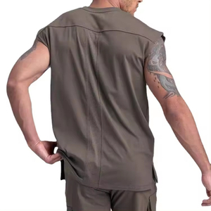 Débardeurs de sport respirants pour hommes, séchage rapide, pour la gym, le basketball, la musculation et le fitness - Product Image 6