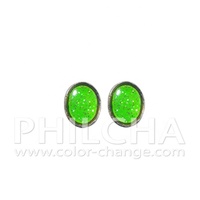 Anting Tusuk Logam Campuran Berubah Warna, Lucu, Tidak Beracun, PHILCHA ME-391, Hadiah Wanita untuk Berbagai Acara, Desain Hati, Bunga, Oval