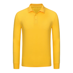 High Quality Custom Logo Men t <b>Shirt</b> Polo High Quality <b>Plain</b> Knit Unisex Rugby Long Sleeve Polo <b>Shirt</b> Men - Product Image 2