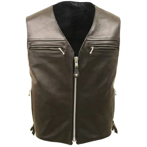 Chaleco de Cuero Genuino para Hombre, Chaleco de Cuero de Moda para Invierno, Nuevo Chaleco de Cuero en Venta en Línea a un Precio Razonable - Product Image 6