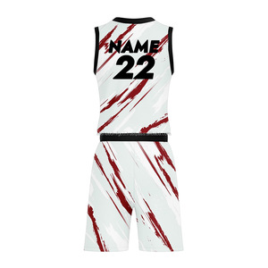 El mejor último diseño de camiseta de baloncesto Ropa deportiva para hombre Equipo sublimado Uniforme de baloncesto Productos superiores - Product Image 3