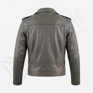 Veste de moto en cuir véritable pour homme de qualité supérieure, nouvelle arrivée, vestes de moto d'hiver, protections amovibles, personnalisables - Product Image 2
