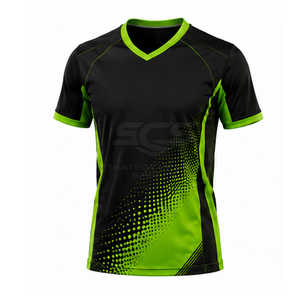 Camiseta de Voleibol Transpirable, Camiseta de Voleibol Profesional con Material de Secado Rápido y Color Duradero - Product Image 1