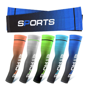 Sports <b>Arm</b> <b>Sleeves</b> Black White Gradient Print Anti-Uv <b>Compression</b> Cycling Outdoor Unisex Adult - Product Image 6